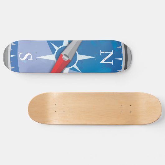 Kompass Skateboard (Horizontal)