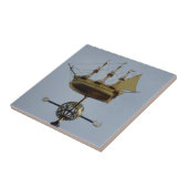 Kompass Small (4,25" x 4,25") Keramik Foto Tile Fliese (Seite)