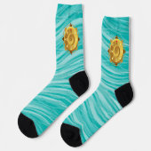 Kompass Socken (Linkes Detail)