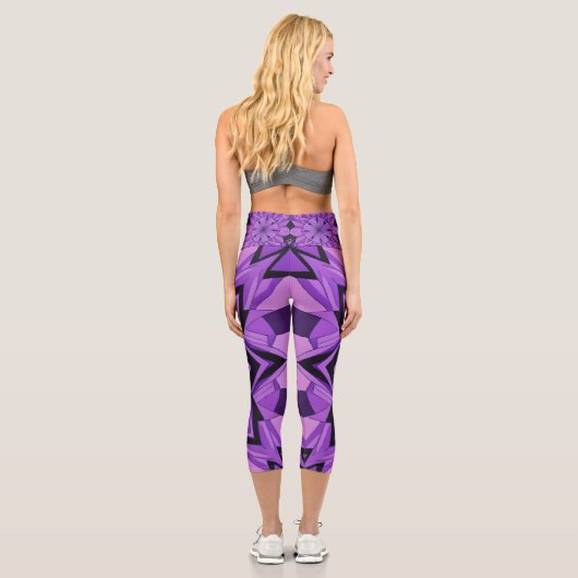 Kompass-Stern Capri Leggings (Rückseite)