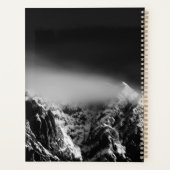 Kompass-Sternemblem monogramm dramatische Berge Planer (Rückseite)