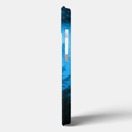 Kompass-Sternemblem Monogramm Nebel in Fichtenwald Case-Mate iPhone Hülle (Rückseite / Links)