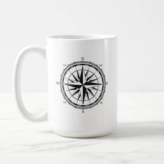 Kompass-Tasse Kaffeetasse (Links)