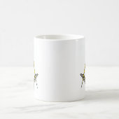 Kompass und Quadrat Kaffeetasse (Mittel)