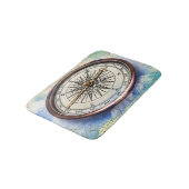 Kompass-Wolken Badematte (Schrägansicht)