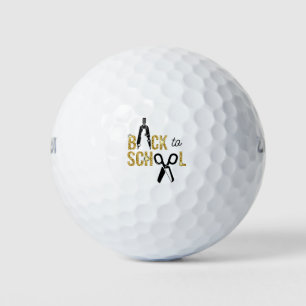 Kompass zurück zur Schule Golfball
