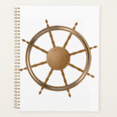 Kompassdesign für Vintage Schiffsmaschinen Planer (Vorderseite)