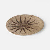 Kompasskarte Pappteller (Schrägansicht)