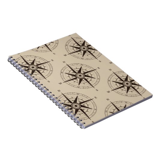 Kompassmuster Notizblock (Rechte Seite)