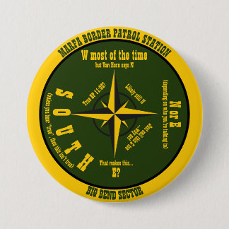 Kompassnadel Button