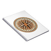 Kompassnavigator des Vintagen Schiffes Notizblock (Rechte Seite)