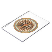 Kompassnavigator des Vintagen Schiffes Notizblock (Linke Seite)