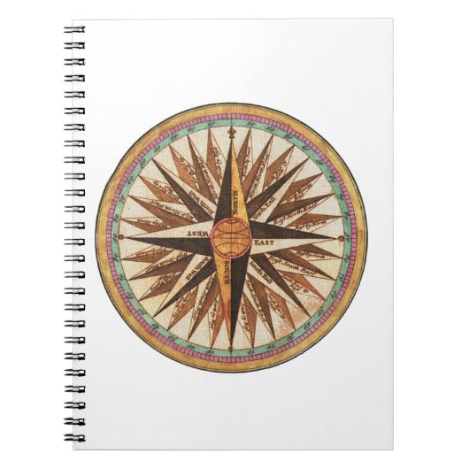 Kompassnavigator des Vintagen Schiffes Notizblock (Vorderseite)