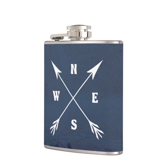 Kompasspfeile Flachmann (Links)