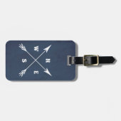 Kompasspfeile Gepäckanhänger (Vorderseite horizontal)