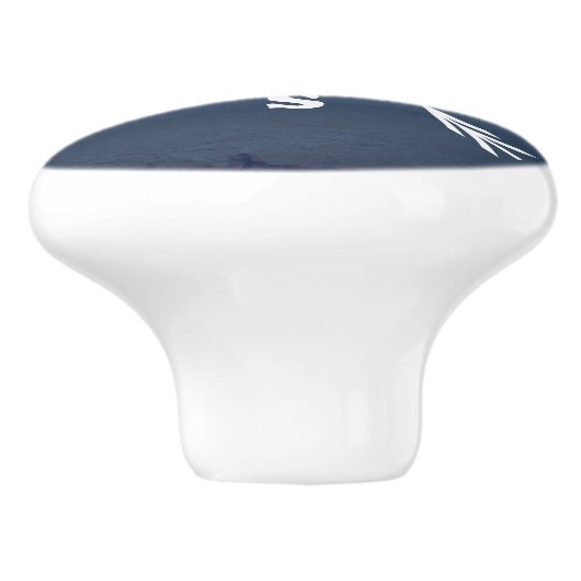 Kompasspfeile Keramikknauf (Seitenansicht)