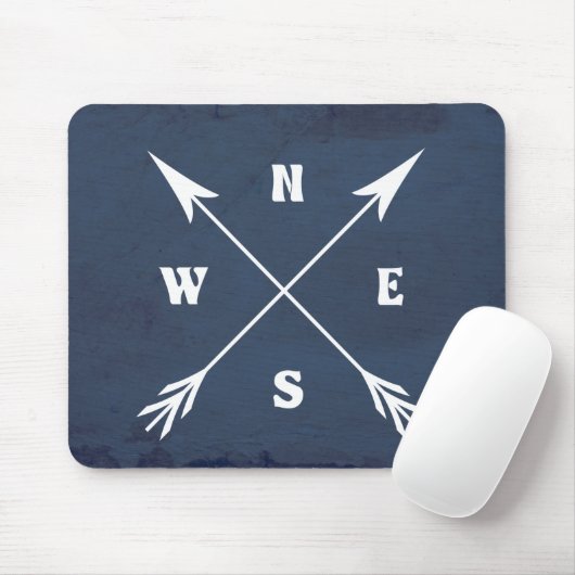 Kompasspfeile Mousepad (Mit Mouse)