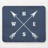 Kompasspfeile Mousepad (Vorne)