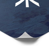 Kompasspfeile Poster (Ecke)