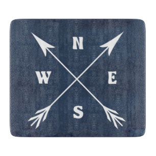 Kompasspfeile Schneidebrett