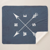 Kompasspfeile Sherpadecke (Vorderseite (Horizontal))