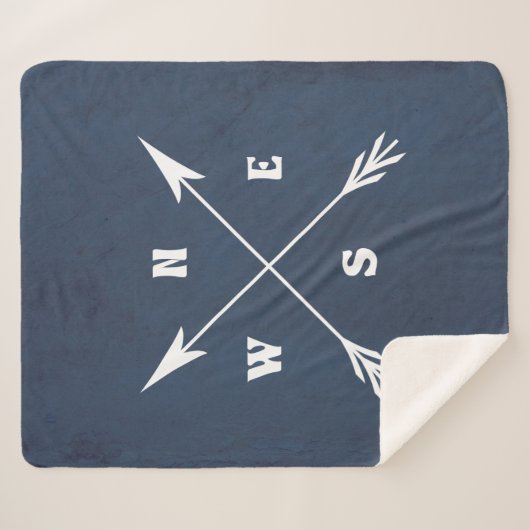 Kompasspfeile Sherpadecke (Vorderseite (Horizontal))