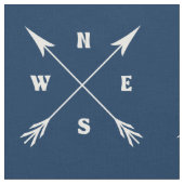 Kompasspfeile Stoff (Nahaufnahme)