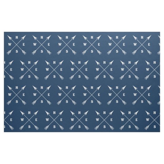 Kompasspfeile Stoff (Fat Quarter (45,7 x 55,9 cm))