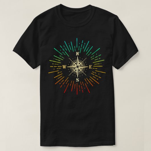 Kompasspunkte T-Shirt (Design vorne)