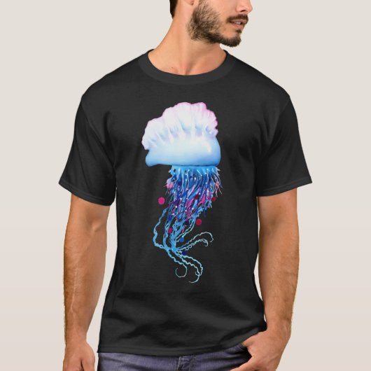 Kompassqualle T-Shirt (Vorderseite)