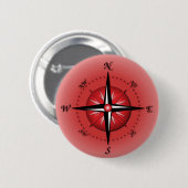 Kompassrose Button (Vorne & Hinten)