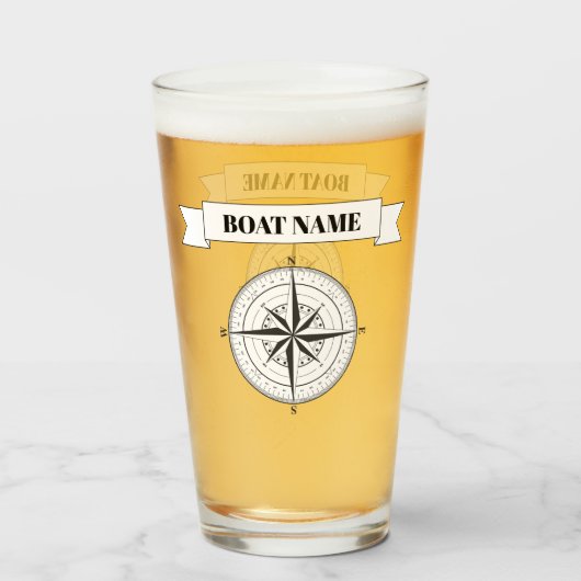 Kompassrose Glas (Vorne (Gefüllt))