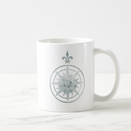 Kompassrose Kaffeetasse (Rechts)