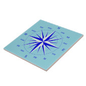 Kompassrose Keramikfliese (Seite)
