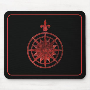 Kompassrose Mousepad
