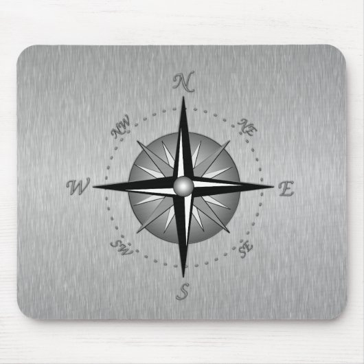 Kompassrose Mousepad (Vorne)