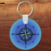 Kompassrose Schlüsselanhänger (Vorderseite)