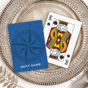 Kompassrose und benutzerdefinierter Bootname in Bl Spielkarten