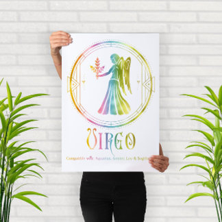 Kompatibilitätsdesign für Zodiac Virgo Poster