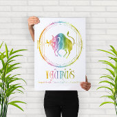 Kompatibilitätsdesign von Zodiac Taurus Poster
