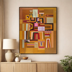 Kompensation, Kandinsky inspirierte geometrische K Poster