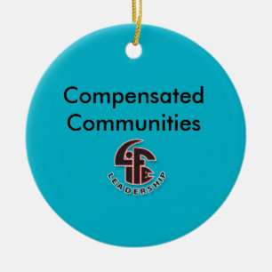 Kompensierte Gemeinschaftsweihnachtsverzierung Keramikornament