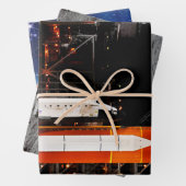 Kompilierung von NASA-Weltraumbildern, Multifoto Geschenkpapier Set (Beispiel)