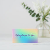 Kompilierungskarte Visitenkarte (Stehend Vorderseite)