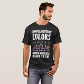 Komplementärfarben Künstler Kunstlehrer T-Shirt (Vorne ganz)