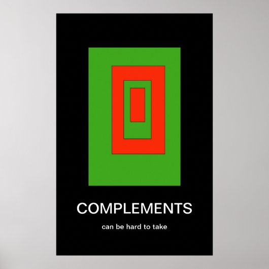 Komplementarität mit Demotivationspaket Poster (Vorne)