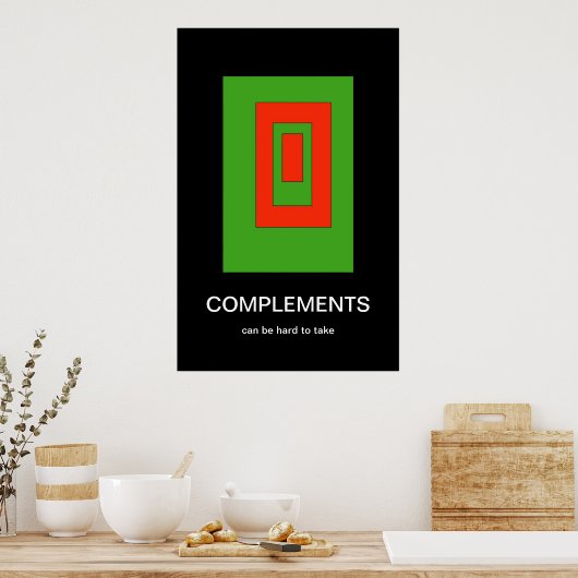 Komplementarität mit Demotivationspaket Poster (Küche)