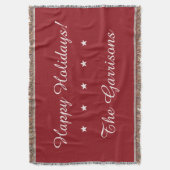 Komplett anpassbarer Holidays-Werfer Decke (Vorderseite Vertikal)