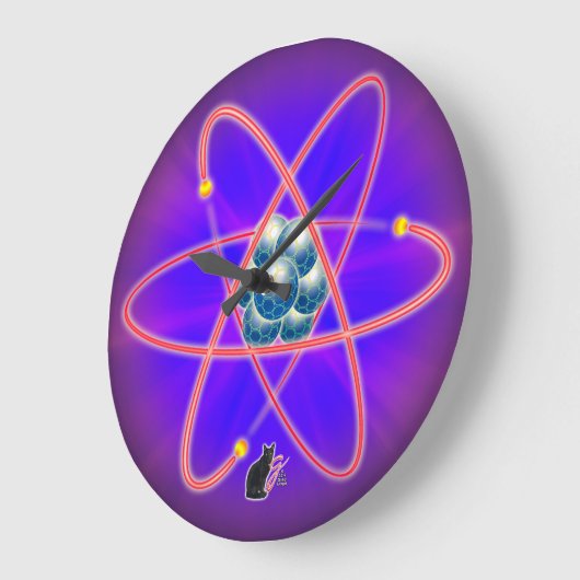 komplett atomar große wanduhr (Winkel)