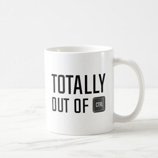 komplett aus der Kontrolle Kaffeetasse (Rechts)